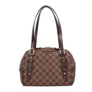 Louis Vuitton Rivington Damier Shoulder Bag Canvas Brown